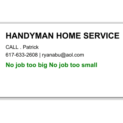 Handyman Home Services