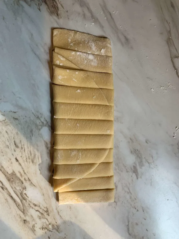 Homemade pasta