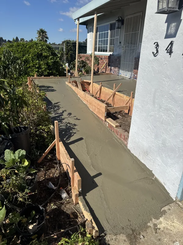 Concrete ramp