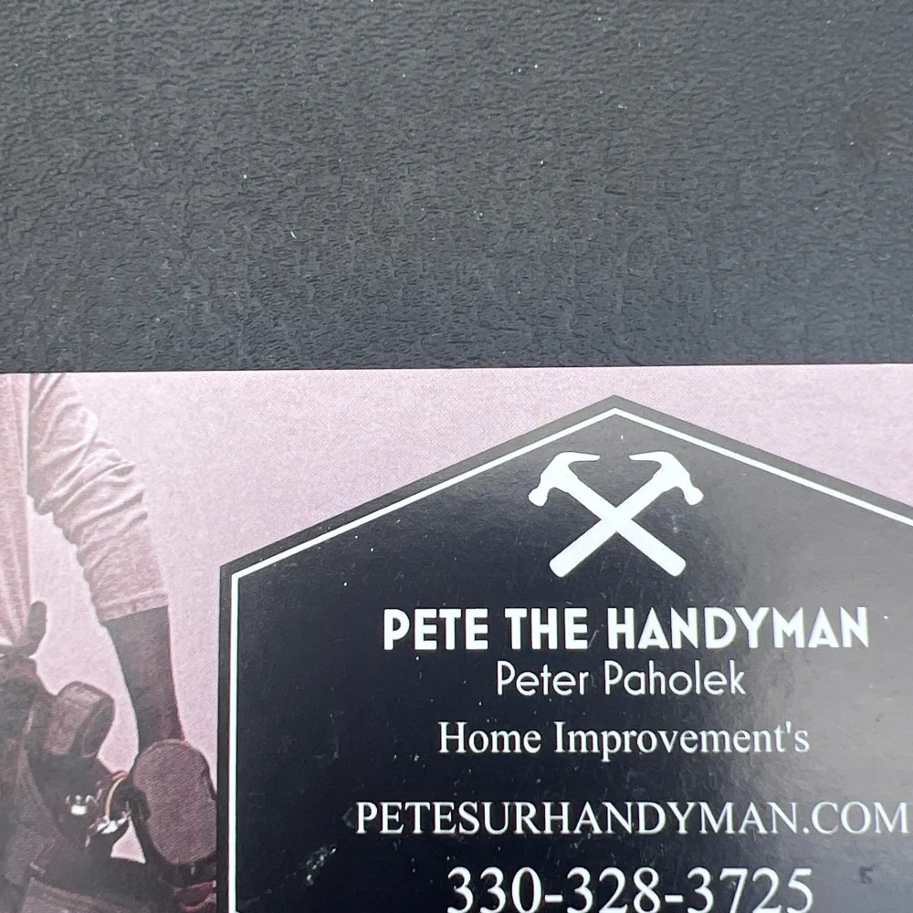 Pete, The Handyman