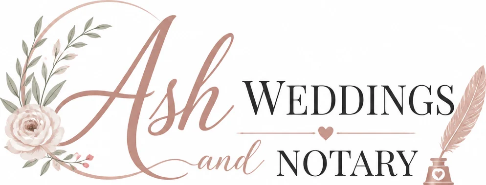 Ash Weddings and Notary