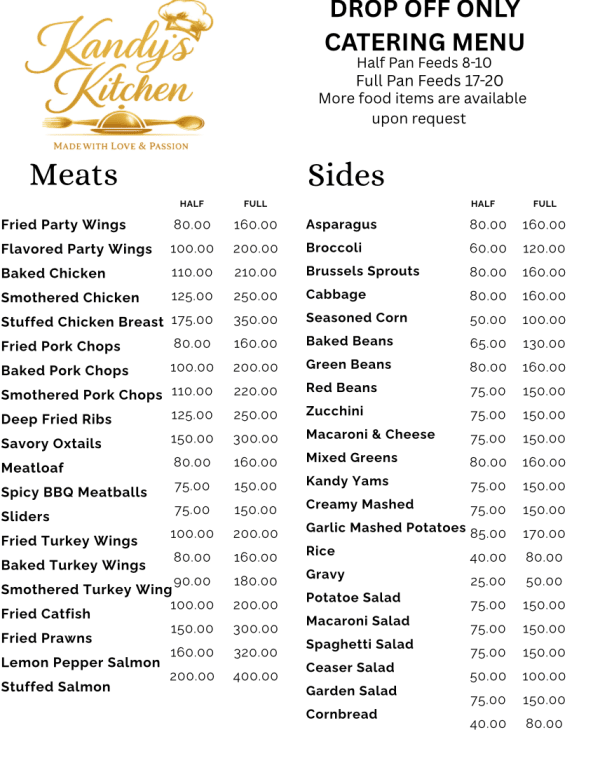Call me to get a catering qu