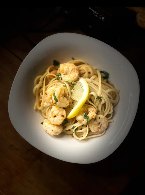 homemade shrimp scampi