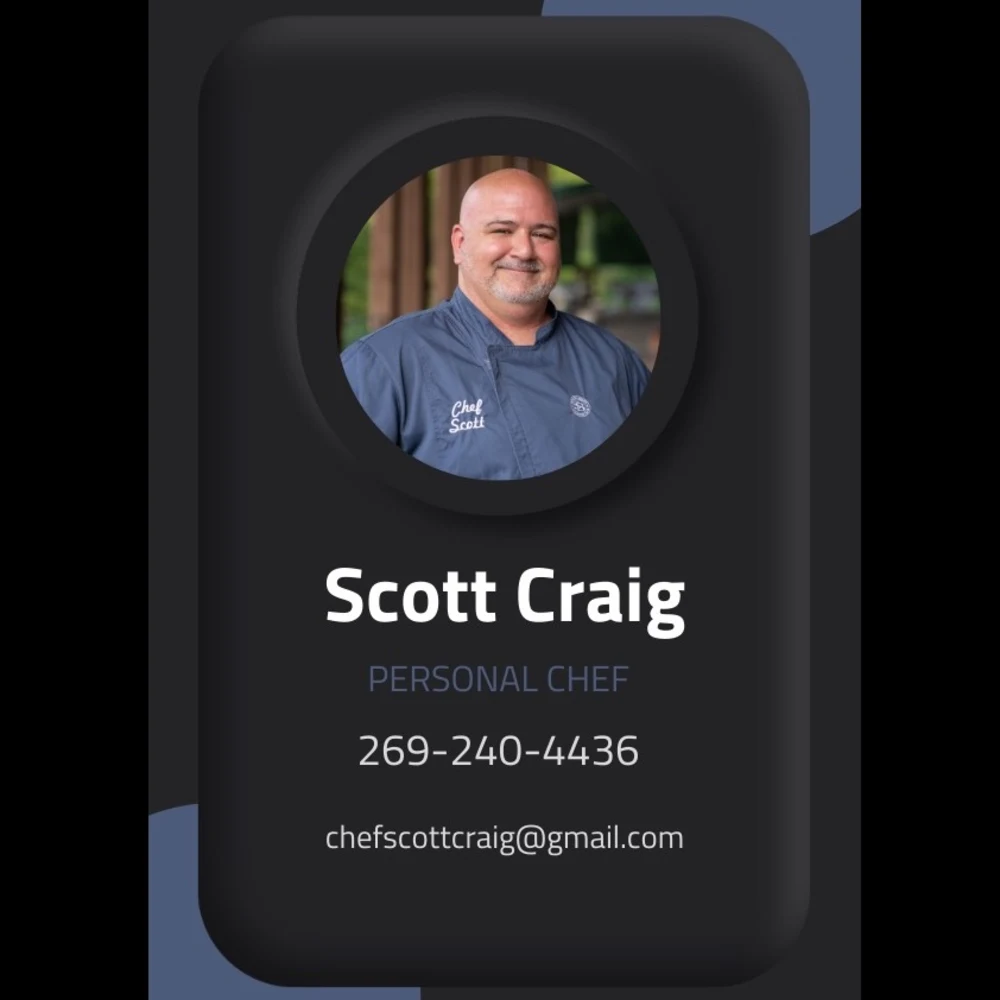 Chef Scott Craig. Personal Chef.