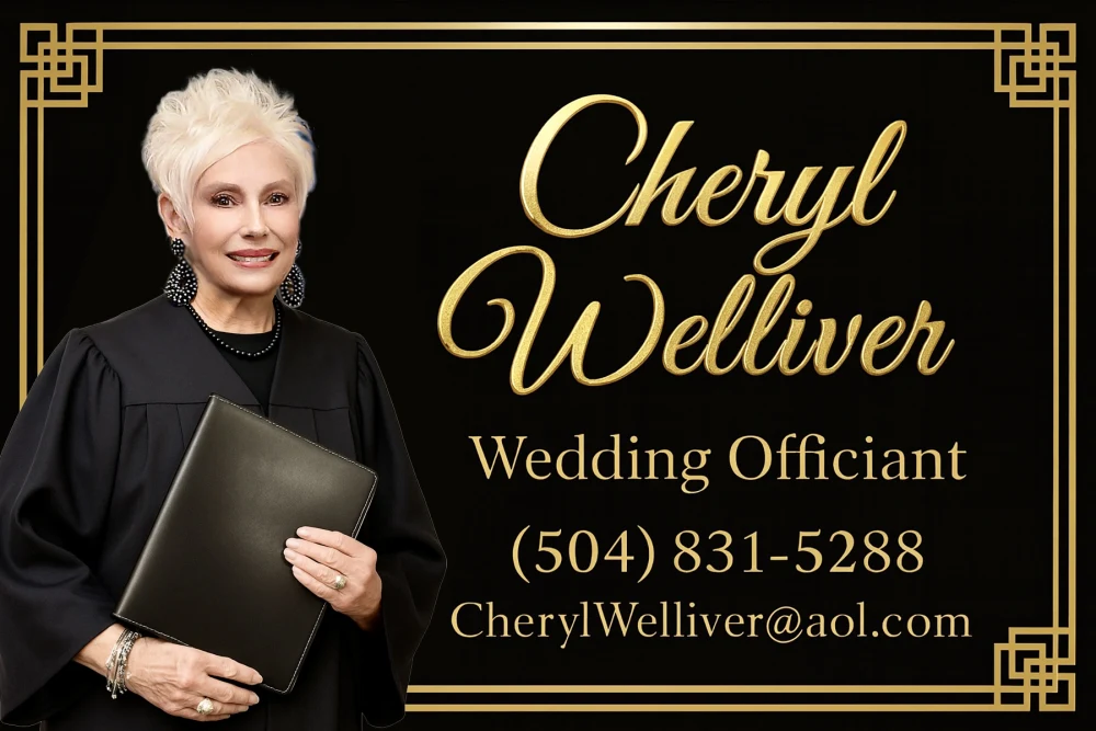 Cheryl Welliver, Licensed Wedding Officiant