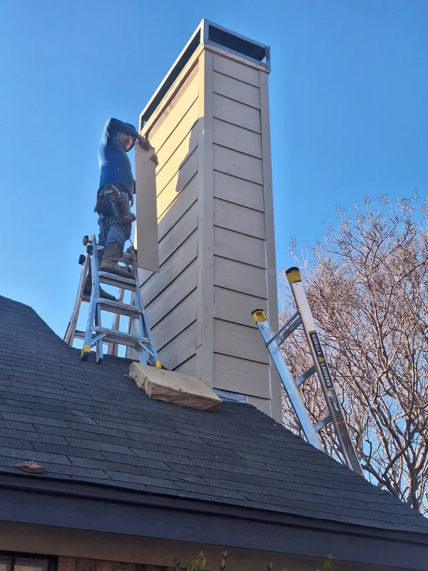 Rebuilt Chimney