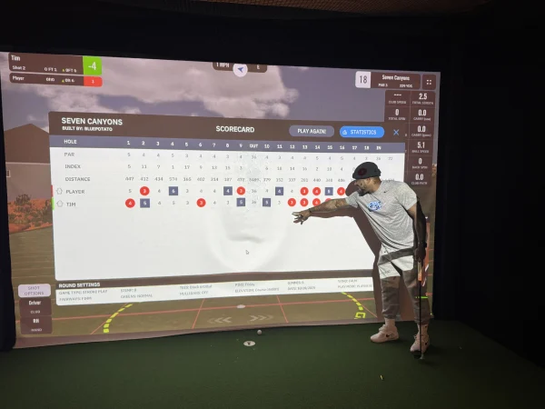 Indoor Simulator Playing Lesson