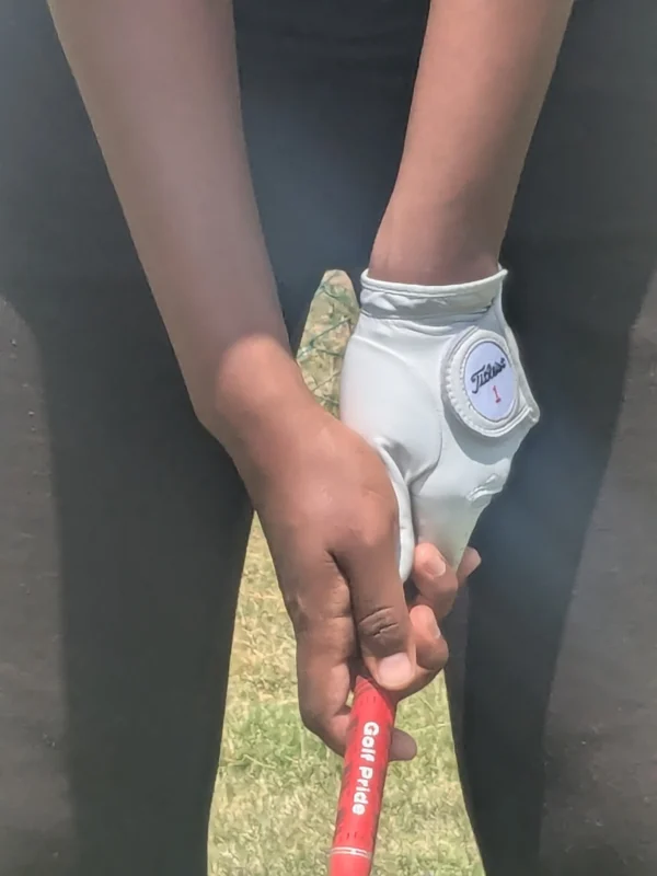 Holding the handle