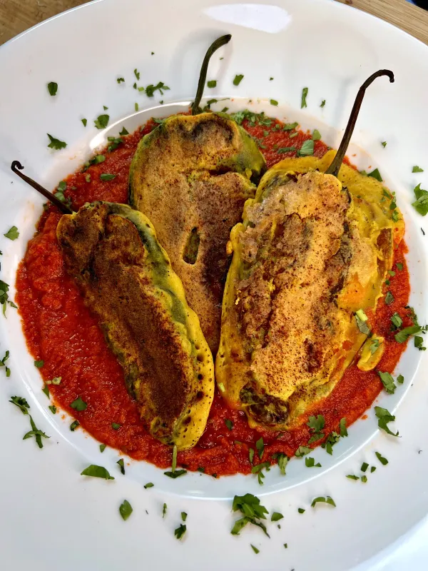 Chili Relleno w/Guajillo Sauce