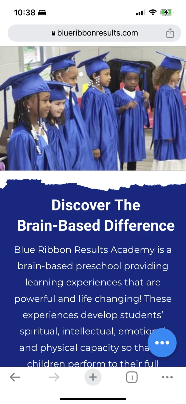 Website blueribbonresults.com