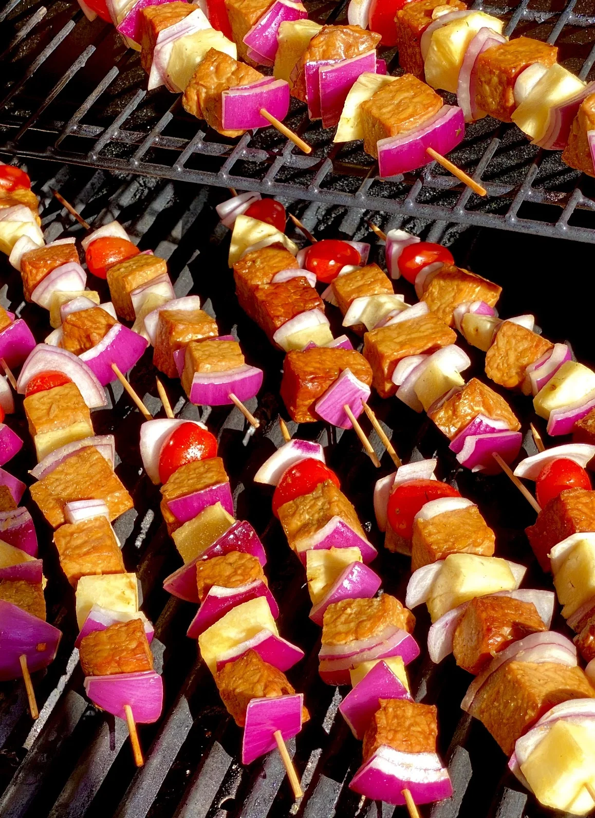 Teriyaki Tempeh Skewers