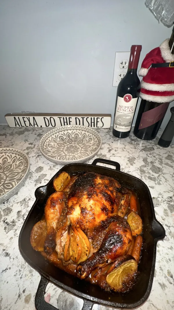 Orange roasted chicken