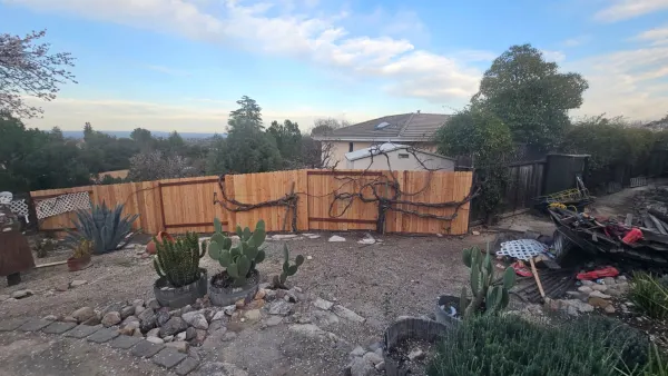 New fence repair