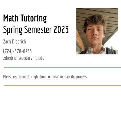 Zach Diedrich_Math