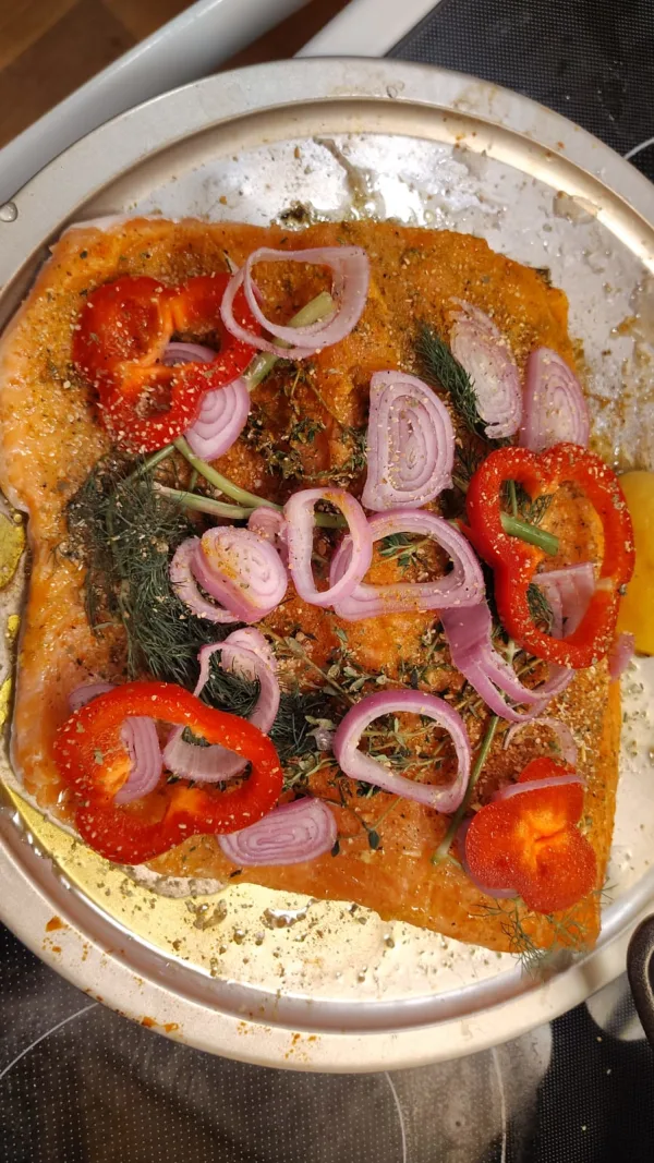 Mediterranean style salmon