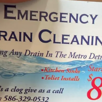 Emergency Drain Cleaning