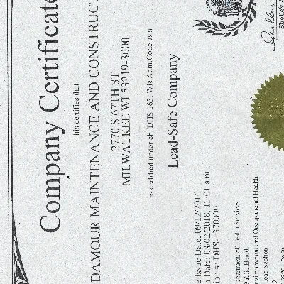 Damour Maintenance And Construction, LLC