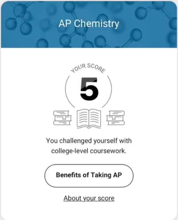 Scored a 5 on the AP Chemistry exam – I can help you master the toughest topics and prepare for high-stakes tests with confidence.