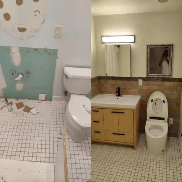 Bathroom remodel 