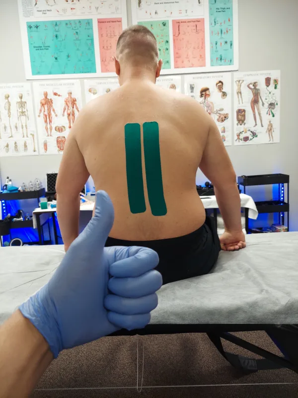 Kinesiology Taping for Back Pain.