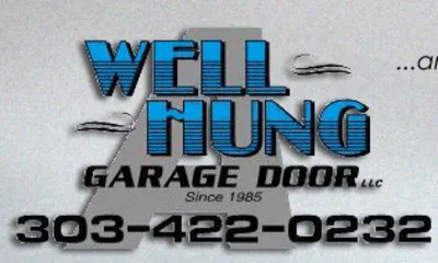 A WELL HUNG GARAGE DOOR