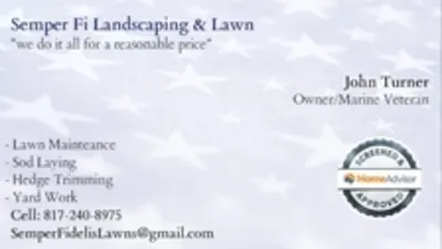 Semper Fi Lawn And Landscaping