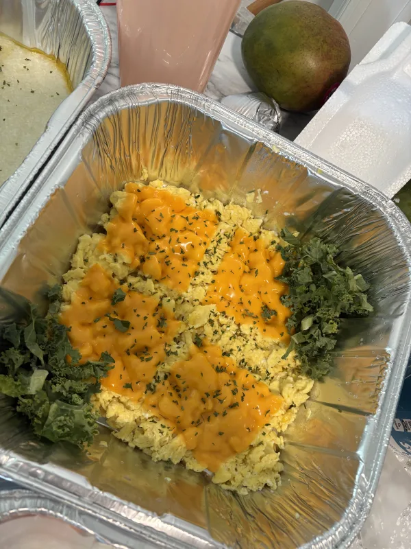 Cheesy Scrambled Eggs