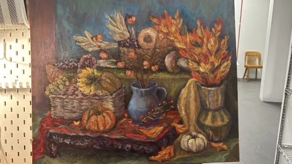 Working on my still life