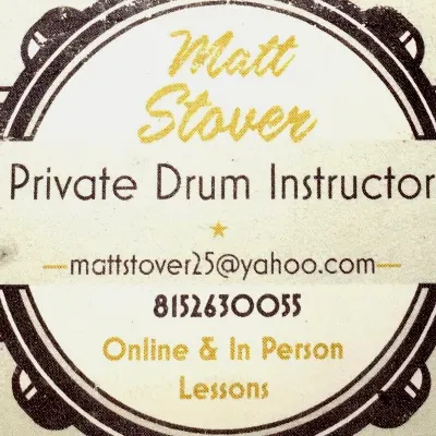 Matt Stover Drum/Percussion & Piano Lessons