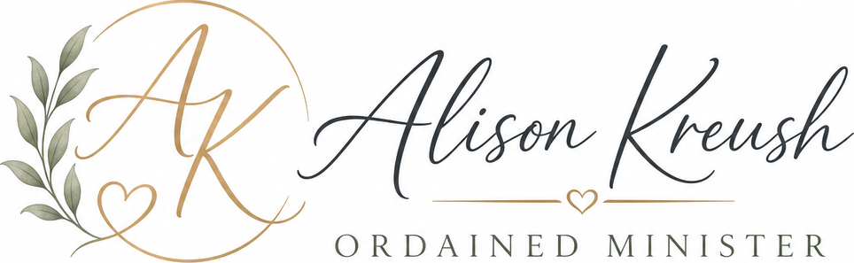Alison Kreush Ordained Minister. 