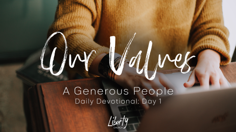 Daily Devotional: A Generous People