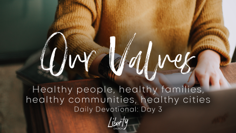 Daily Devotional:Healthy People, healthy families, healthy communities, healthy cities (Day3)