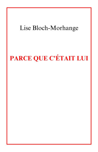 Parce que c'était lui cover