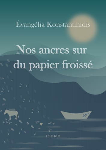 Nos ancres sur du papier froissé