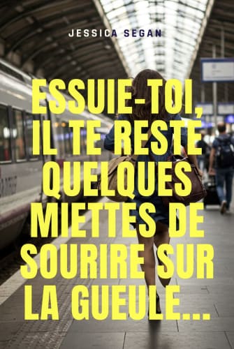 Essuie-toi,  il te reste  quelques miettes  de sourire  sur la gueule… cover
