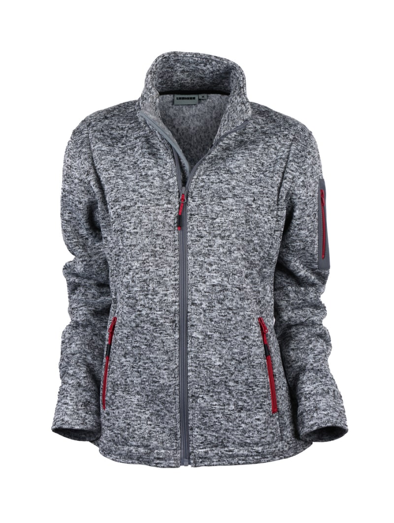 Women's soft fleece jacket.