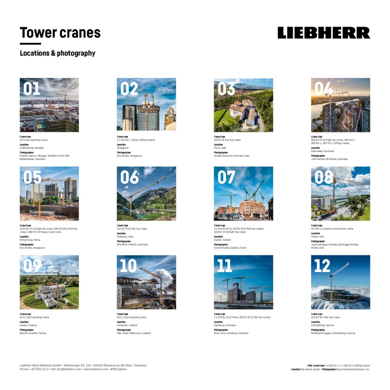 Amazon.co.jp: LIEBHERR リープヘル 壁掛けカレンダー