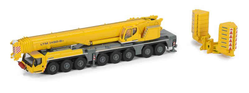 Liebherr LTM 1450-8.1 mobile crane.