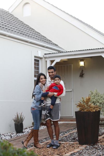 The Govendor family at their front door during the lock down. This frontsteps session was extra special as it was Zion's second birthday.