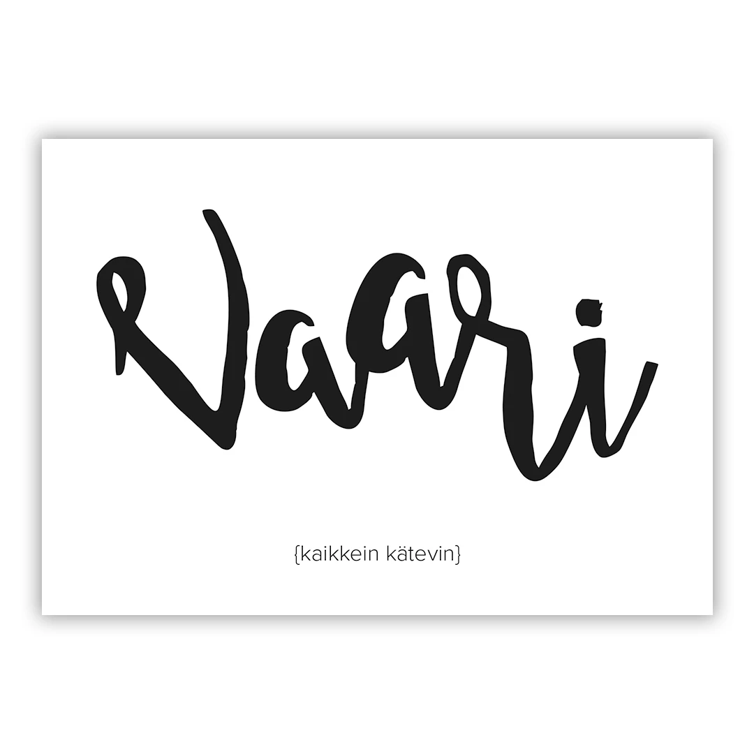 vaari tekstikortti postikortti
