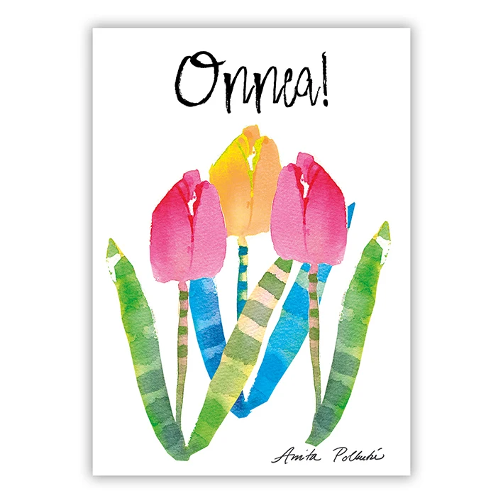 tulppaanit postikortti