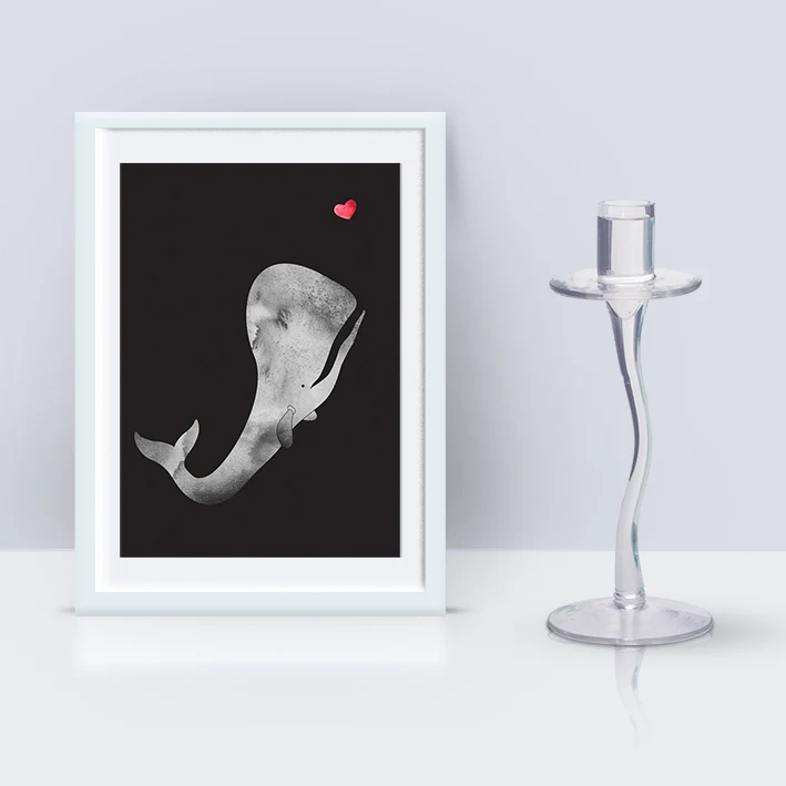 valas ja sydän juliste taulu