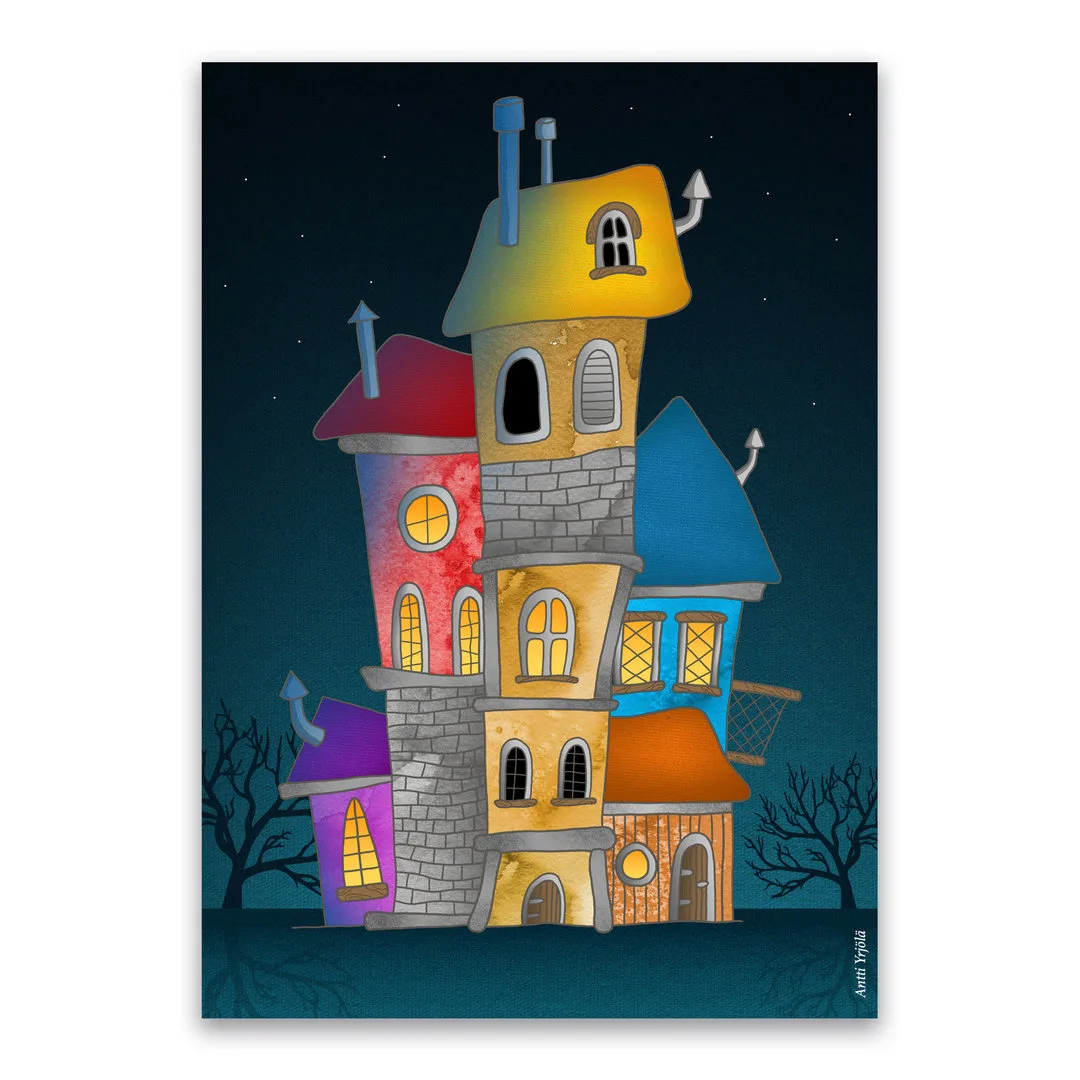 Taikatalo sisustusjuliste