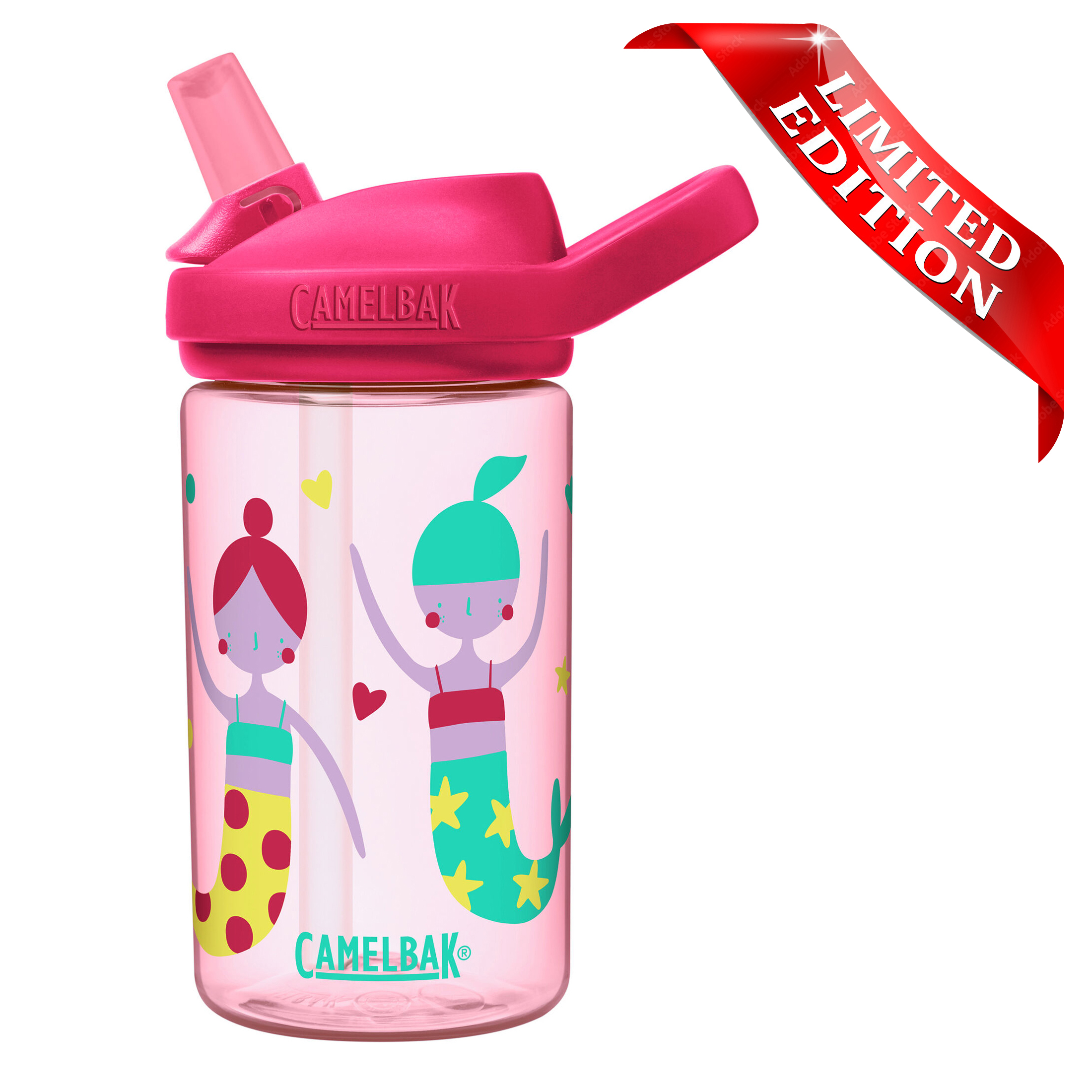 CamelBak Eddy+ Kids SST Vacuum Insulated 12oz Water Bottle Biking Dogs