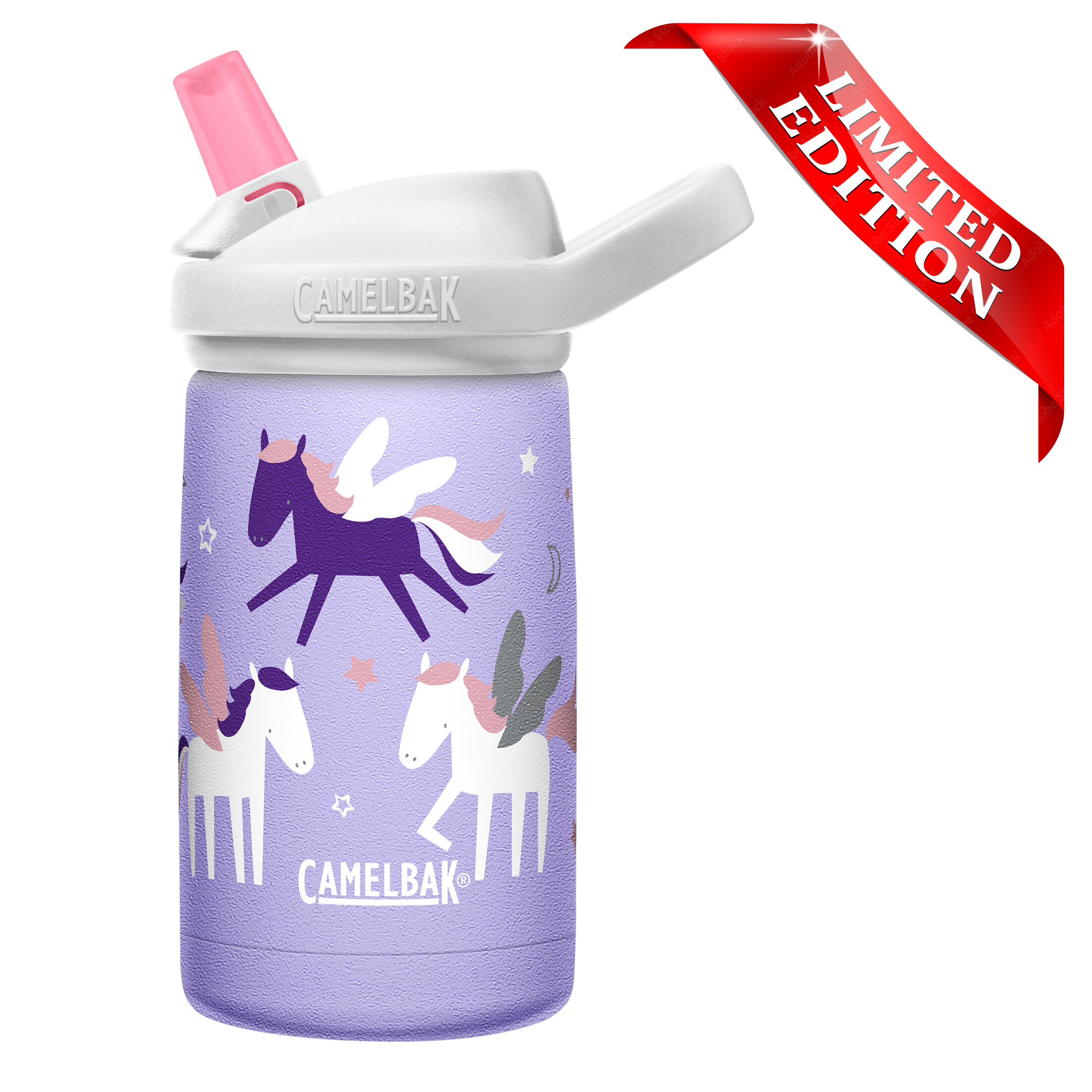 CamelBak Kids' eddy+ 12 oz Magic Unicorns Water Bottle
