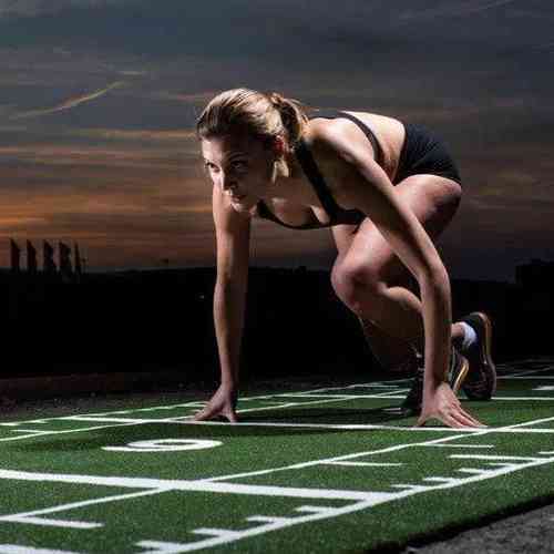 Gym sled turf top