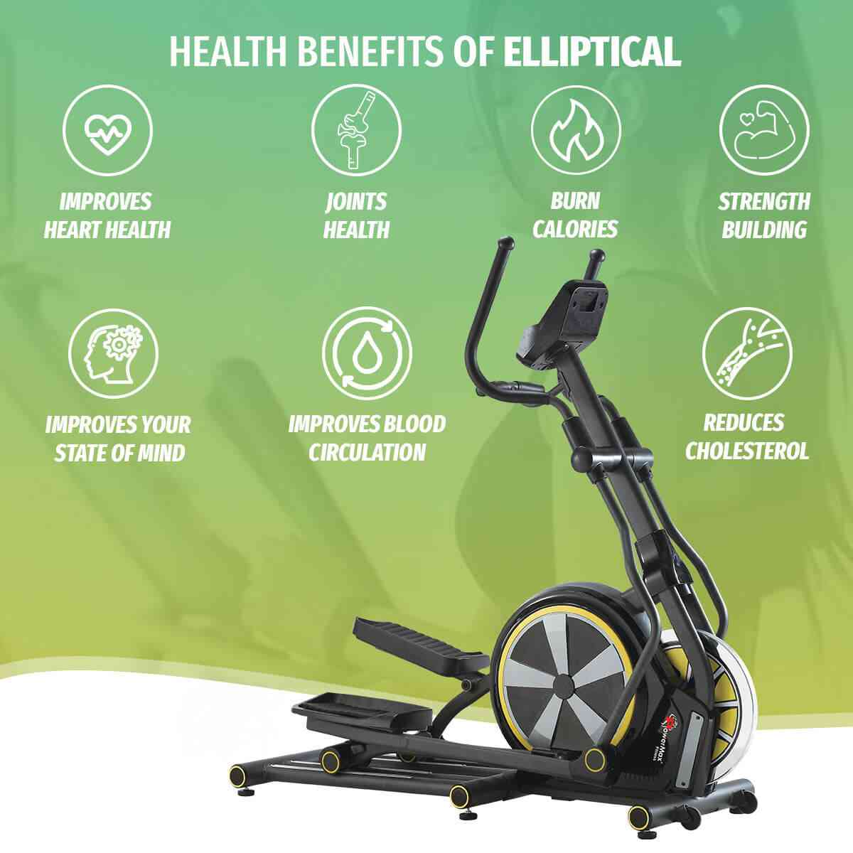 Powermax elliptical cross trainer best sale