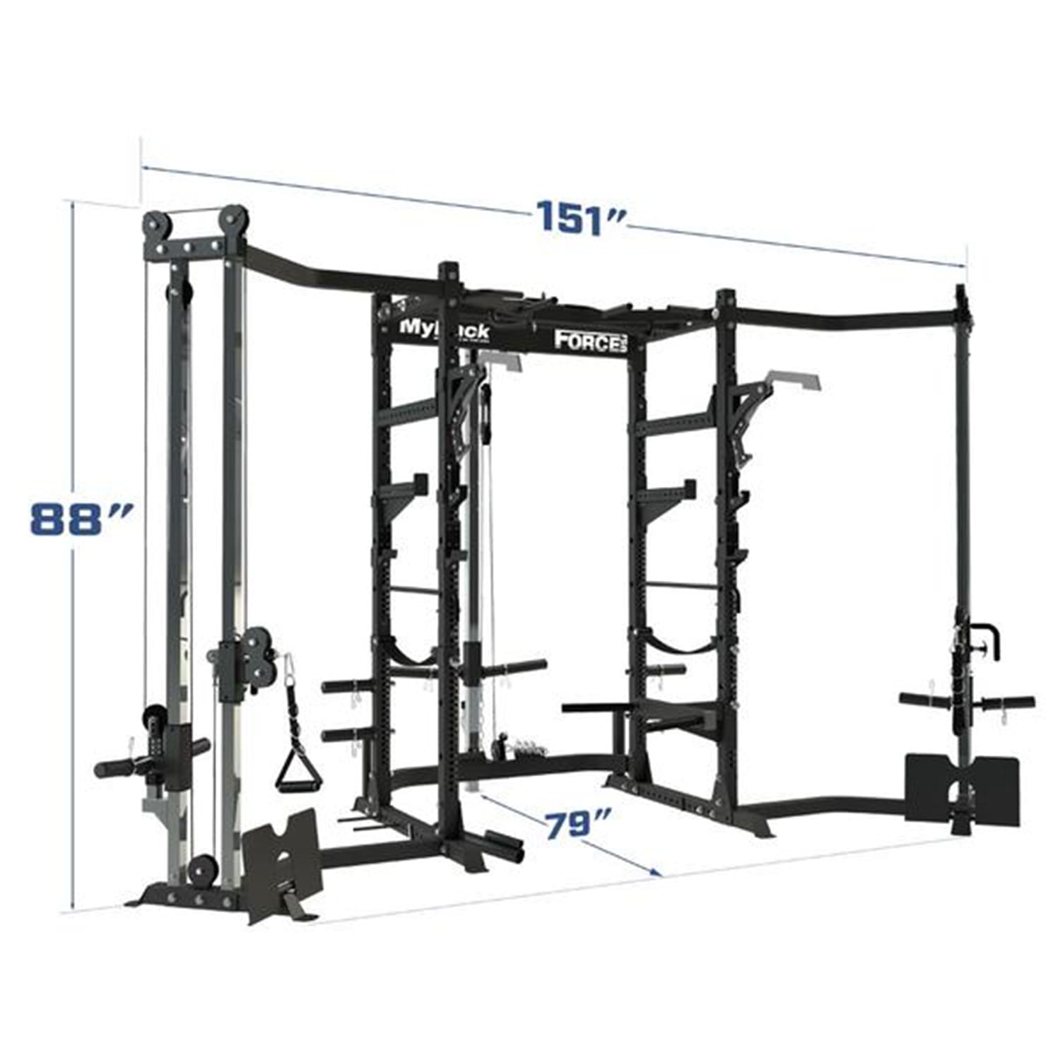Force usa cable crossover attachment best sale