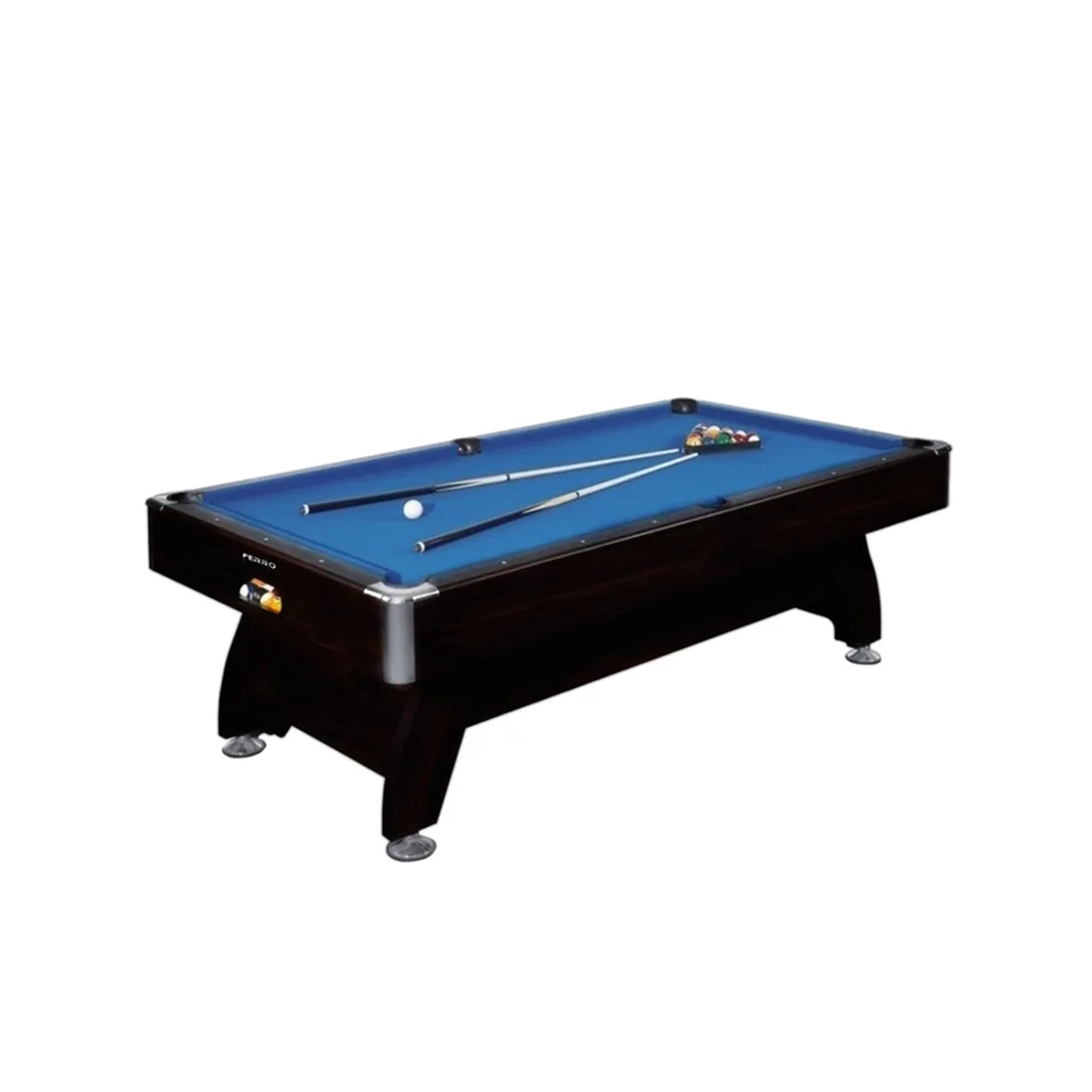 Ferro 9 Feet Wooden Billiard Table,Blue