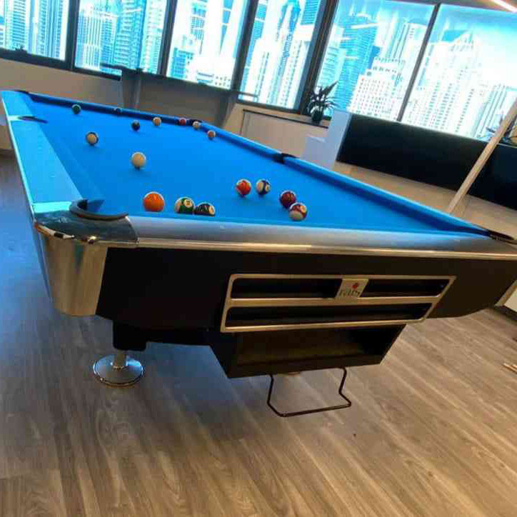 Rais 8 Feet Billiard TableBlack Frame With Blue Cloth Or Green Cloth